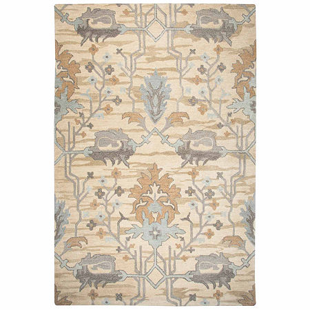 Rizzy Home Valintino Collection Rectangular Rugs, One Size, Beige