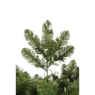 7.5' Prelit Slim Artificial Christmas Tree