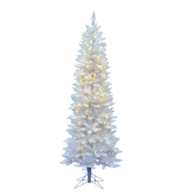 5' Sparkle White Spruce Pencil Artificial Christmas Tree