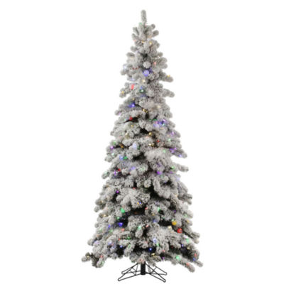 Vickerman 4 Foot Pre-Lit Flocked Christmas Tree