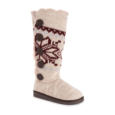 Muk Luks Womens Malena Flat Heel Slouch Boots JCPenney