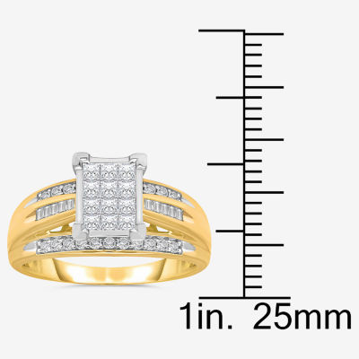 1/2 CT.T.W. Natural Diamond Bridal Ring in 10K or 14K Gold