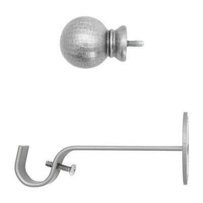 Elrene Home Fashions Farmhouse Ball 3/4 IN Adjustable Curtain Rod