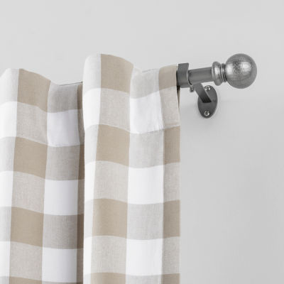 Elrene Home Fashions Farmhouse Ball 3/4 IN Adjustable Curtain Rod