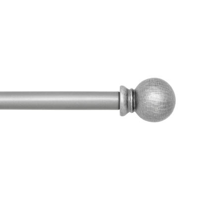Elrene Home Fashions Farmhouse Ball 3/4 IN Adjustable Curtain Rod