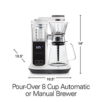 Hamilton Beach Convenient Craft Automatic or Manual Pour-Over Coffee Brewer  46700, Color: White - JCPenney
