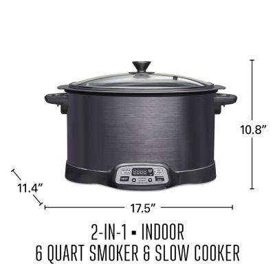 Weston 2-IN-1 Indoor Smoker and Slow Cooker