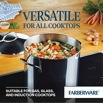 Farberware Classic Stainless Steel 12-qt. Stock Pot 50008, Color: Silver -  JCPenney