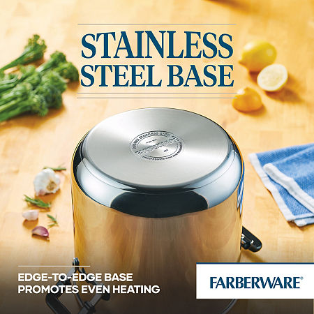 Farberware Classic Series 11-qt. Stainless Steel Stock Pot With Lid, One Size, Gray