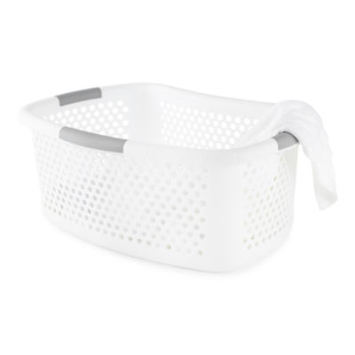 Home Expressions Stacking Laundry Baskets, Color White JCPenney