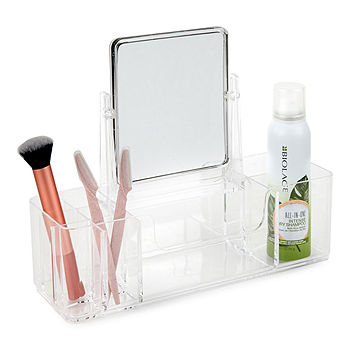 Home Expressions Acrylic 6-Compartment Makeup Organizer with