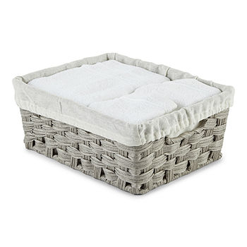 Home Expressions Small Woven Storage Bin, Color: Grey - JCPenney