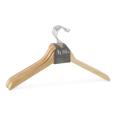 Home Expressions 6-pc. Wood Hangers - JCPenney