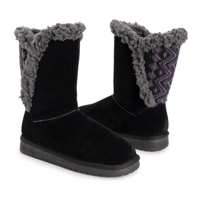 Muk Luks Womens Carey Flat Heel Winter Boots