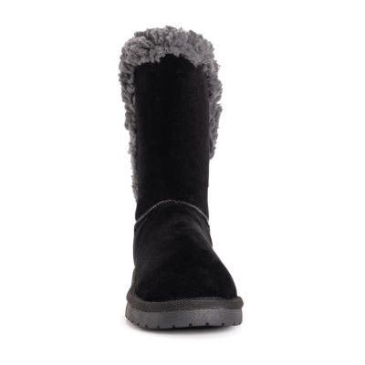 Muk Luks Womens Carey Flat Heel Winter Boots