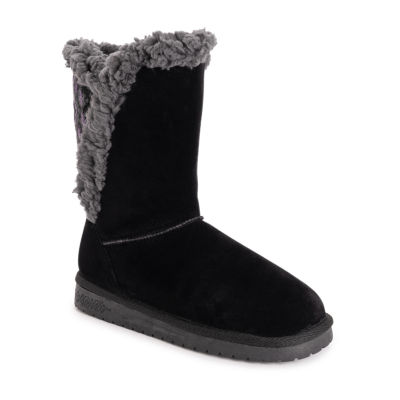 Muk Luks Womens Carey Flat Heel Winter Boots