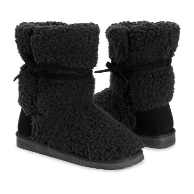 Muk Luks Womens Clementine Flat Heel Winter Boots