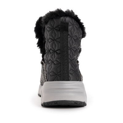 Muk Luks Womens Jasmine Jade Flat Heel Winter Boots