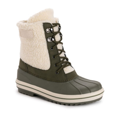 Muk Luks Womens Kinsley Kendall Flat Heel Winter Boots