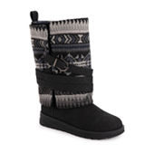 Muk Luks Womens Malena Flat Heel Slouch Boots - JCPenney