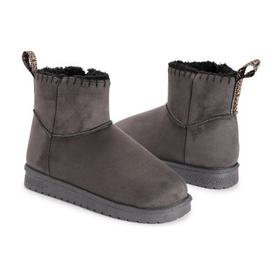 Muk Luks Womens Tatum Flat Heel Winter Boots
