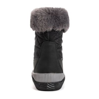 Muk Luks Womens Winnie Waverly Flat Heel Winter Boots