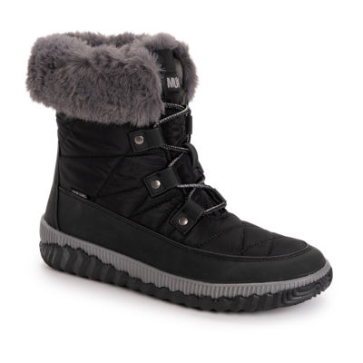 Muk Luks Womens Winnie Waverly Flat Heel Winter Boots