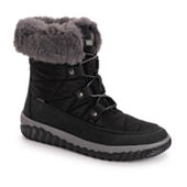 Muk Luks Womens Cheryl Flat Heel Winter Boots