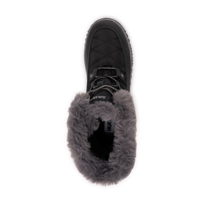 Muk Luks Womens Winnie Waverly Flat Heel Winter Boots