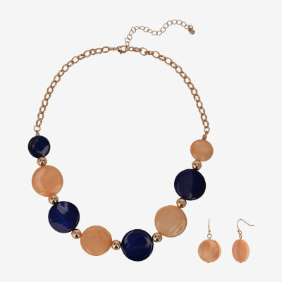Mixit Gold Tone Gold Tone Round 2-pc. Jewelry Set