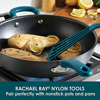 Rachael Ray 6-Piece Black Tools and Gadgets Kitchen Utensil Set