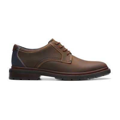 Clarks Mens Burchill Oxford Shoes