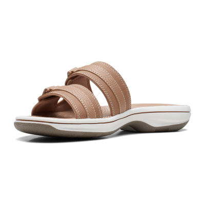 Clarks Womens Breeze Piper Slide Sandals