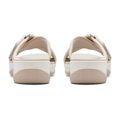 Clarks Cloudsteppers Womens Arla Wave Slide Sandals