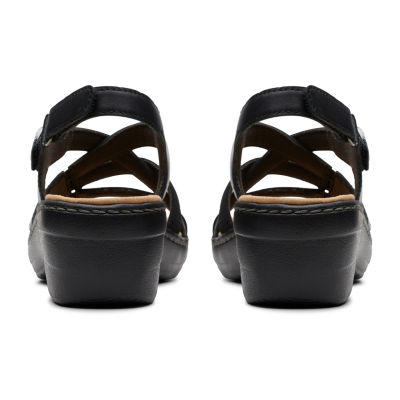 Clarks Womens Merliah Bonita Wedge Sandals