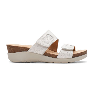 Clarks Womens Calenne Maye Wedge Sandals