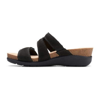 Clarks Womens Calenne Maye Wedge Sandals