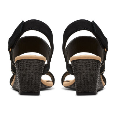 Clarks Womens Kyarra Rose Wedge Sandals