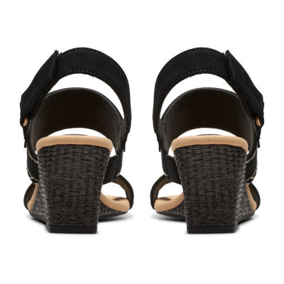 Clarks Womens Kyarra Rose Wedge Sandals