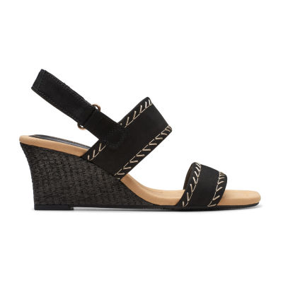 Clarks Womens Kyarra Rose Wedge Sandals