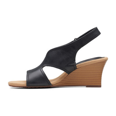 Clarks Womens Kyarra Aster Wedge Sandals