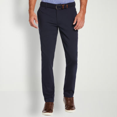 Mens Slim Fit Flat Front Pant