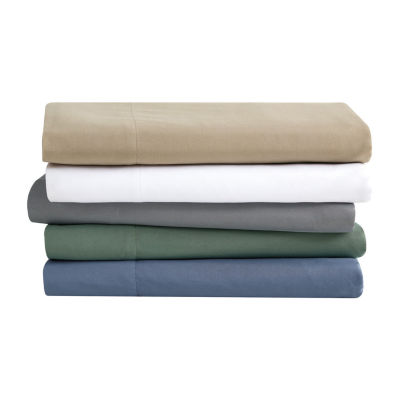 London Fog Garment Wash Solid Wrinkle Resistant Sheet Set