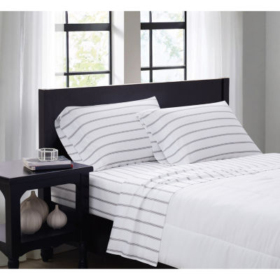 Truly Soft Ticking Stripe Wrinkle Resistant Sheet Set