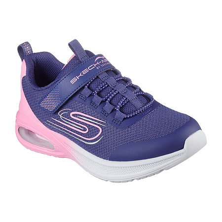 Skechers Girls Microspec Max Advance Fly 3.0 Sneakers, 1 Medium, Blue