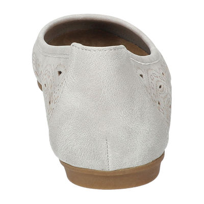 Easy Street Jackie Womens Round Closed Toe Ballet Flats