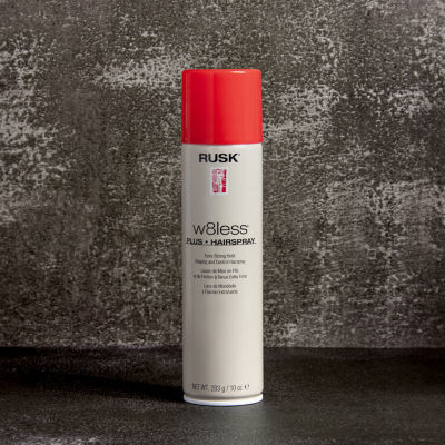 Rusk W8less Plus Extra Strong Lvoc Hair Spray 10 oz.
