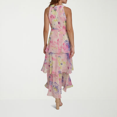 Marc New York Womens Sleeveless Floral Maxi Dress