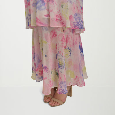 Marc New York Womens Sleeveless Floral Maxi Dress