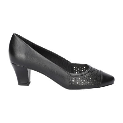 Easy Street Neva Womens Cap Closed Toe Stiletto Heel Pumps